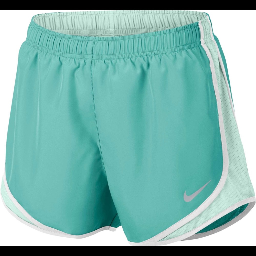 Teal Nike Tempo running shorts